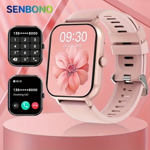 Senbono zl54cj Smartwatch đa chức năng Phụ Nữ BT cuộc gọi tập thể dục Tracker không thấm nước vuông đồng hồ thông minh người đàn ông cho IOS <span class=keywords><strong>Android</strong></span> - Product Image 1
