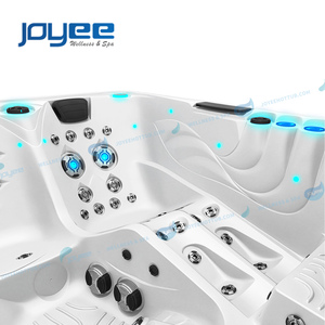 JOYEE Jacuzzis Thermique Bonne Qualité CE Balboa Bain à Remous Fibre de Verre Usine Hottub Out Door Balboa Relaxant Whirlpool avec Ozone - Product Image 3