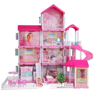 2020 di vendita calda della ragazza giocattoli casa di bambola giocattoli set pretend baby girl giocattoli