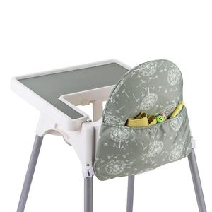 Sac <span class=keywords><strong>de</strong></span> <span class=keywords><strong>rangement</strong></span> imperméable en polyester pour chaise haute <span class=keywords><strong>de</strong></span> bébé avec poches élastiques et fermetures éclair - Product Image 3