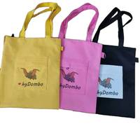 Sacs fourre-tout pliables réutilisables en coton noir personnalisables, sacs de shopping haut de gamme pour des achats écologiques