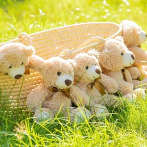 Wholesale HQ Hot Seven Colors Stuffed Teddy <strong>Bear</strong> With Silk Ribbon Adorable <strong>Plush</strong> Toys Teddy <strong>Bear</strong> Cute <strong>Plush</strong> Teddy <strong>Bear</strong> - Product Image 5