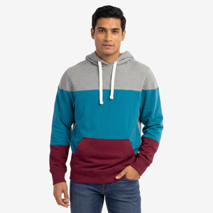 เสื้อฮู้ดแฟชั่นผู้ชาย แขนยาว สวมใส่สบาย เหมาะสำหรับฤดูหนาว มีกระเป๋า - Product Image 1