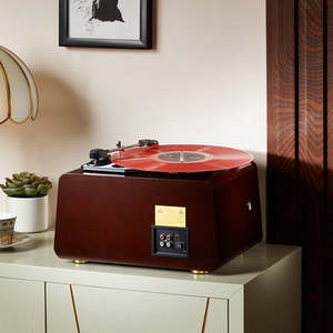 Factory Custom Wood <b>Vinyl</b> Turntable <b>Record</b> Player 3 Speed with Built in Speakers BT <b>Record</b> Player Portable for Home Decor Audio - Product Image 6