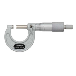 Mitutoyo 103-137 M110-25 Bereik 0-25Mm Graduatie <span class=keywords><strong>0.01Mm</strong></span> Buiten <span class=keywords><strong>Micrometer</strong></span> - Product Image 1