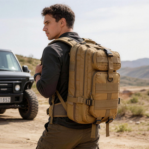 Sac à dos tactique camouflage léger personnalisé, matériau imperméable pour l'extérieur, disponible en plusieurs couleurs et capacités - Product Image 4