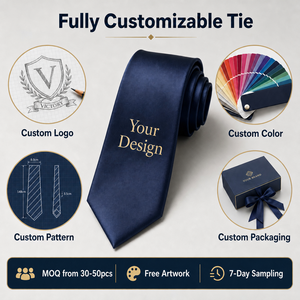 Corbata <span class=keywords><strong>de</strong></span> Poliéster Jacquard Tejida a Mano, con Diseño Floral, <span class=keywords><strong>de</strong></span> Lujo, para Hombre, Formal, Personalizable <span class=keywords><strong>de</strong></span> Fábrica - Product Image 4