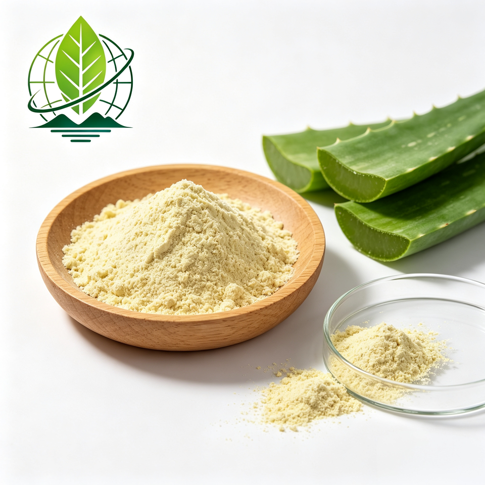 Cosmetic Grade 99% Aloe Vera Leaf Extract Powder Herbal Raw Material ...