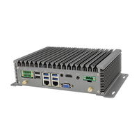 PC industriel I7 4500U I5 4200U I3 4030U double LAN Win10/11 Linux Mini PC Ordinateur Port série RS485/232 intégré PC de bureau