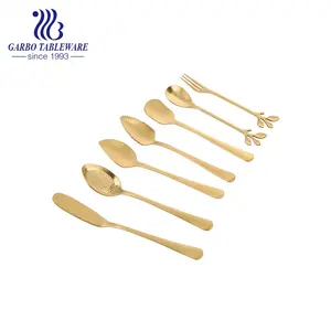 Wholesale 18/8 Stainless Steel Spoon Catfish Coffee Dessert Cake Cute Animal Cutlery Tea Mixing Spoon Gold Leaf Accessories
