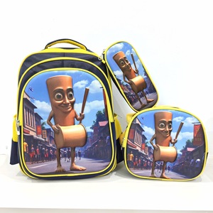 Set di 3 Borse Scolastiche 3D con Personaggi dei Cartoni Animati da 16 Pollici per Bambini con Astuccio e Borsa Pranzo, Vendita all'Ingrosso di Zaini Scolastici per Studenti delle Elementari - Product Image 6