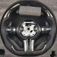 Volant en fibre de carbone chauffant avec écran LED pour BMW M2 M3 M4 M5 F10 F50 F30 F32 F80 F82 F90 E90 E92 E60 E63 G20 G30