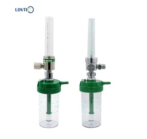 Lovtec 낮은 가격 짧은 배달 시간 조정 유량 Oxigen 산소 유량계 가스 커넥터 산소 가습기 병 - Product Image 6