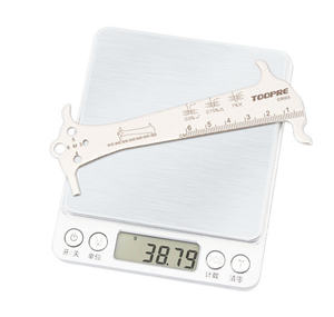 Cr03 toopre thép không gỉ xe đạp chuỗi Cai Trị kiểm tra MTB đường xe đạp chuỗi mặc chỉ số - Product Image 5