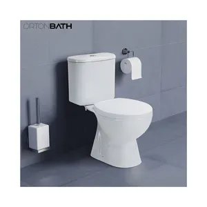 ORTONBATH ניוס אמריקאי סטנדרטי אלוף 4 לבן מוארך כיסא גובה 2-אסלת חתיכה 12-in מחוספס-ב גודל (ADA תואם)