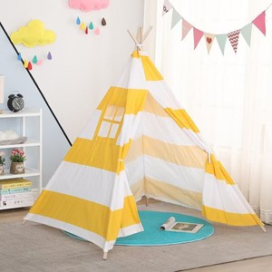 Vente en gros, cabane pop-up de luxe <span class=keywords><strong>King</strong></span> Size pour enfants, <span class=keywords><strong>tente</strong></span> tipi, maison <span class=keywords><strong>jouet</strong></span> gonflable en polyester - Product Image 4