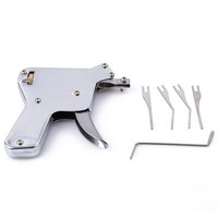 Ouvre-porte en acier inoxydable, outil de serrurier, Kit d'outils de réparation de cadenas manuel robuste, pistolet de ramassage de verrouillage