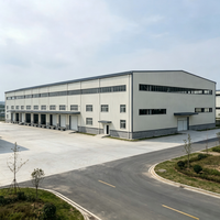 Entrepôt préfabriqué en structure d'acier de conception moderne, atelier, usine, bâtiment industriel à faible coût JINGYI Q235B/Q355B