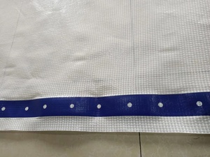 Chine Prix <span class=keywords><strong>de</strong></span> gros personnalisé FR PE feuille d'échafaudage et bâche Leno pour la construction bâtiment Wrap enceinte bâche bâche - Product Image 4