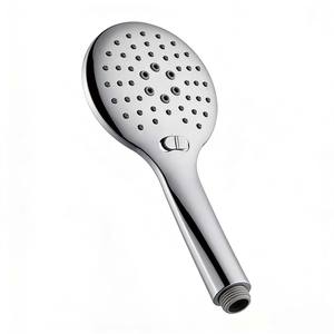 Shower Head Set 3 Function Boosting Handheld Oval Easy Cleaning Portable Bath <b>Hardware</b> - Product Image 2