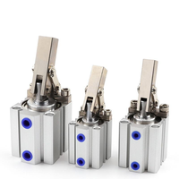 Cylindre de serrage pneumatique à double effet en aluminium ALC JGL 25 32 40 50 avec bras oscillant à levier pour presse à air industrielle