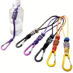 Wholesale Braided Paracord <b>Lanyards</b> Aluminum Alloy Locking Quick Release Carabiners for Outdoor Backpack & Water Bottle - Product Image 3