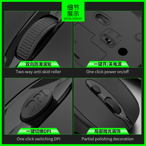 LIMEIDE Q1 Wireless <b>Mouse</b> 2.4GHz Optical USB For Laptop Desktop Business Use - Product Image 2