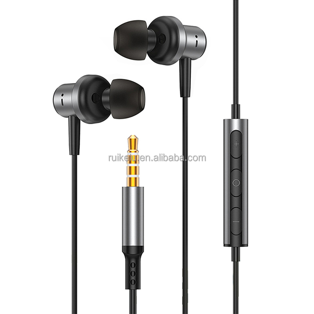 ME515 Wired 3.5mm Male Port Magnetic In-Ear Phone Earphones&Headphones for Studio/Livestream/Gaming 1.2m Metal Shell Headphones