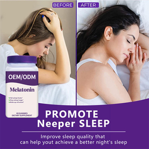 Gomitas de Melatonina de Marca Privada OEM ODM para Ayudar a Dormir, Apoyo Nocturno, Precio de Fábrica al por Mayor, Fórmula Personalizada, Pectina Vegana - Product Image 2