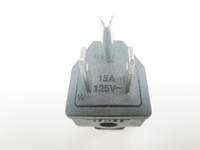 Adaptador de enchufe macho de alimentación eléctrica Nema 5-15P de 3 pines estadounidense de EE. UU., Conector de cable de extensión recargable