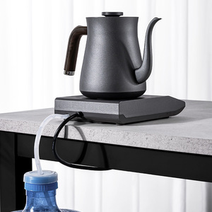 Hervidor eléctrico Queensense Gooseneck de acero inoxidable 304 con llenado automático desde la base para preparar café y té - Product Image 2