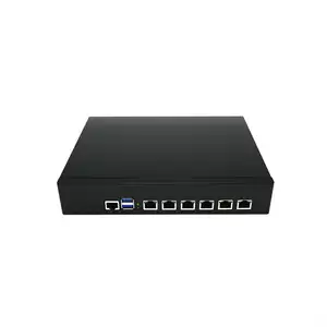 Desktop 6 lans Pfsense firewall router PC mikrotik v6 v7 2.3th gen I3 I5 I7 core I7 6 ethernet desktop Pfsense Router PC