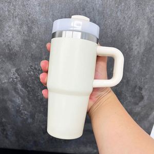Stainless Steel 14oz <b>Kids</b> Tumbler with Straight Straw and Handle Insulated Travel Drinking Cup - Product Image 6