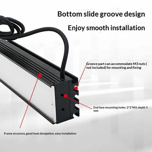 Sumber Cahaya Batang 200x22mm untuk Visi Mesin, Kamera CCD, Inspeksi Cacat Otomatis, Lampu <span class=keywords><strong>LED</strong></span> - Product Image 3
