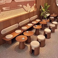 Canapés de restaurant en bois modernes et durables pour la restauration hôtelière - Mobilier commercial écologique