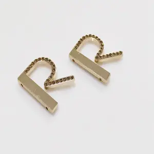 Metalen Pak Accessoires Jean Decoratieve Schacht Knopen Met Logo Goud Op Maat Beplating Roestvrij Staal Duurzame Steentjes