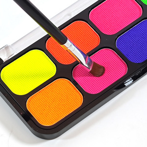 Juego de pintura facial soluble en agua personalizado, 8 colores, kit de pintura corporal para niños, maquillaje para ópera - Product Image 3