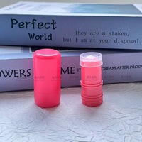 Tube de rouge à lèvres personnalisable en plastique ABS, capacité 4g, modèle 4102, emballage cosmétique solide pour baume aux herbes violettes