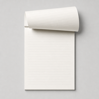 Papeterie de bureau personnalisée A5, blocs-notes personnalisés 8,5x11, blocs-notes avec impression de papier timbré, logo, papier pour écrire, dessiner, bloc-notes mémo