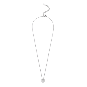 Collana in Acciaio Inossidabile con Ciondolo Lettera I, Catena Singola da 1 Cm, Gioielli alla Moda - Product Image 1