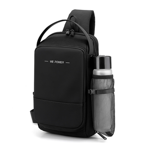 Sac bandoulière antivol pour homme, sac de poitrine, sac banane, sac messager avec serrure à code, idéal pour les loisirs, les activités de plein air et les voyages - Product Image 3