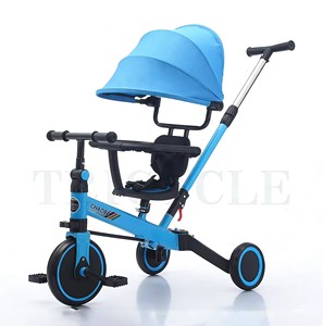 Bon prix, <span class=keywords><strong>tricycle</strong></span> enfant <span class=keywords><strong>pliable</strong></span> 4 en 1 avec pneus gonflables CE, siège rotatif et pièces détachées pour <span class=keywords><strong>tricycle</strong></span> à roulettes - Product Image 1