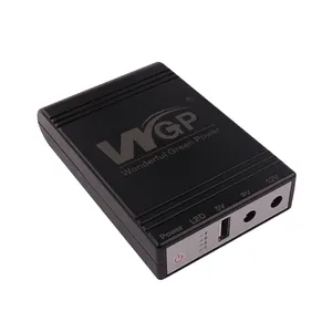 WGP Mini ups Battery Backup Power Bank 12V 9V 5V Output Mini UPS for IP Camera WiFi Router Modem