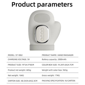 Massaggiatore a mano <span class=keywords><strong>con</strong></span> calore e compressione dell'aria Massaggiatore a 5 livelli di intensità di massaggio delle <span class=keywords><strong>mani</strong></span> - Product Image 6