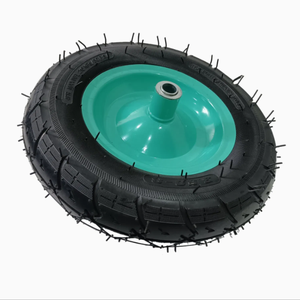 14 인치 3.50-8 Green Edge 공압 휠 새로운 조건 볼 베어링 소매업용 휠체어용 인기 패턴 - Product Image 3