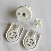 Kits de Embrague para Persianas Enrollables de Plástico Tradicionales de 40 mm, Mecanismo de Embrague de 15 Libras, Soportes de Pared con Forma de Skyline