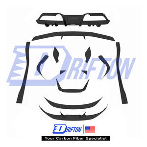 Kits de carrosserie Aero en Fiber de carbone sèche de style F8 NOV pour Ferrari F8 Bodykit - Product Image 2