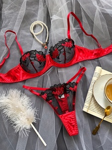 Caliente <span class=keywords><strong>Instagram</strong></span> Día <span class=keywords><strong>de</strong></span> San Valentín sujetador divertido transparente conjunto <span class=keywords><strong>de</strong></span> lencería seductora y sexy, chica sensual pura - Product Image 6