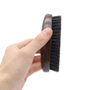Cepillo para Barba de Hombre de Alta Calidad con Logotipo Personalizado, Hecho con Cerdas Naturales de Jabalí, Regalo de Madera para Caballeros - Product Image 2