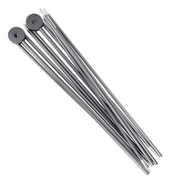 Support de tente en aluminium aéronautique 7001 finition orange, tige de support à trois voies, pliable, accessoire de camping extérieur